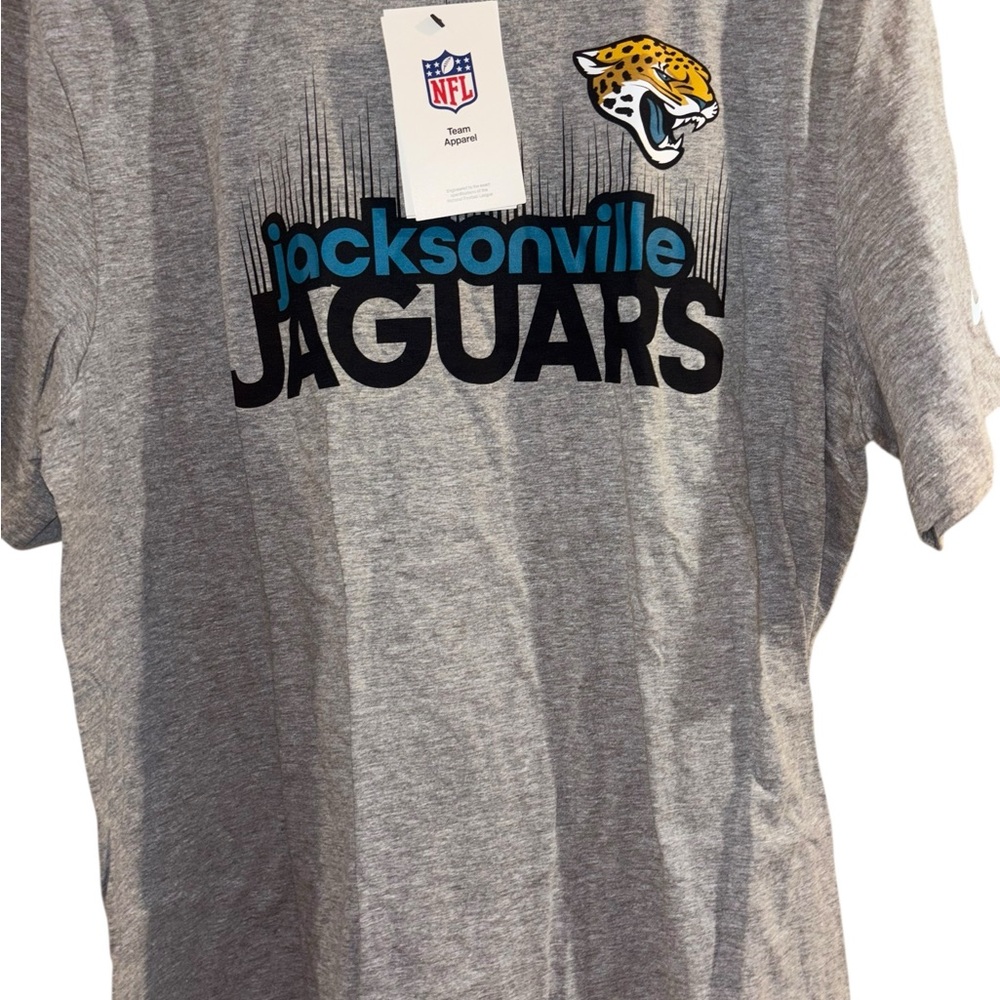 Nike Jacksonville Jaguars T-Shirt Men’s Large Gray NFL Team Apparel NWT